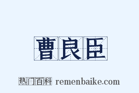 曹良臣是什么意思的图片
